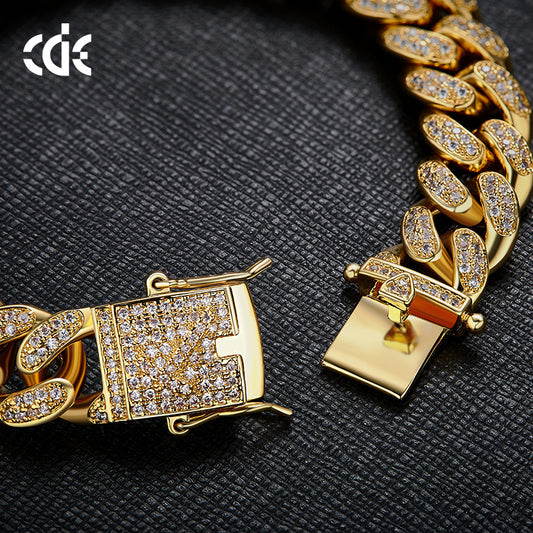 Pulsera Cubana para Hombre | Joyería Estilo Hip Hop de Acero - Image 2
