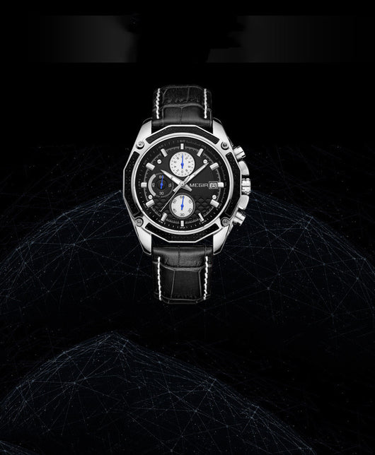 Reloj de Cuero Multifuncional para Hombre - Image 10