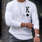 Playera Hombre con Estampado Digital y Mangas Mixtas