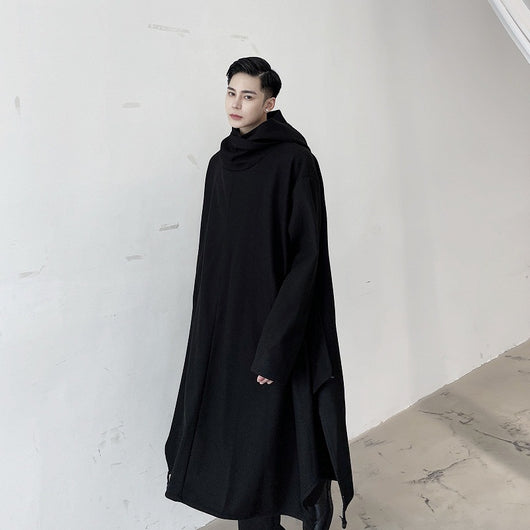 Abrigo Tipo Capa Impermeable con Capucha - Estilo Europeo y Americano - Image 3