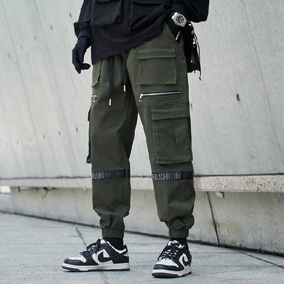 Pantalones Holgados Talla Extra Grande Estilo Mecánico - Image 7