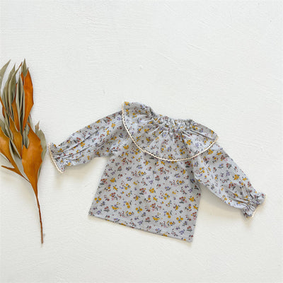 Blusa Floral Romántica de Manga Larga Estilo Coreano - Image 12