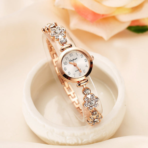 Reloj Pulsera Floral para Mujer