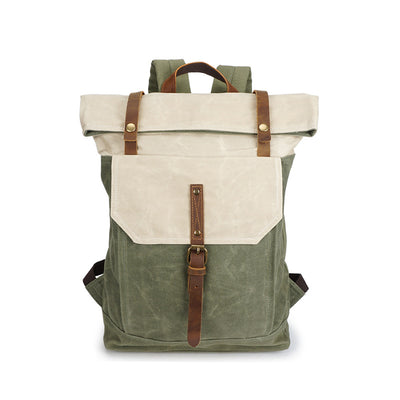 Mochila Vintage Retro de Cuero - Image 5