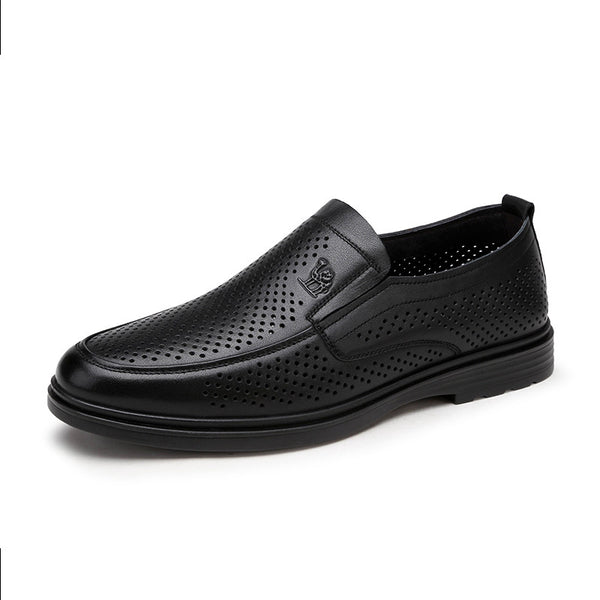 Zapatos de Cuero de Camello Transpirables para Hombre - Image 12