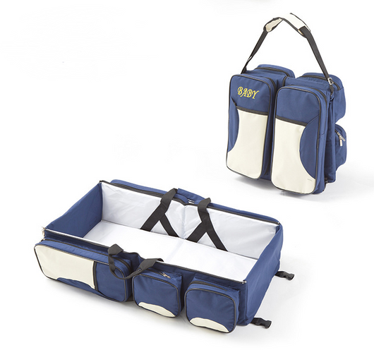 Cuna Portátil Multifunción para Bebé - Bolso Mami Convertible - Image 7