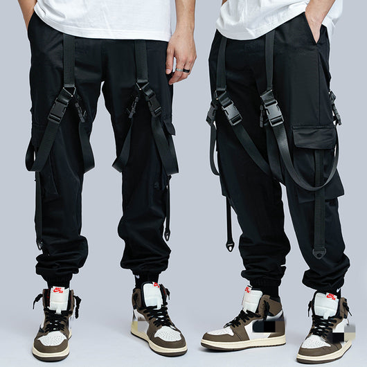 Pantalones Funcionales Holgados para Hombre - Comodidad y Estilo - Image 4