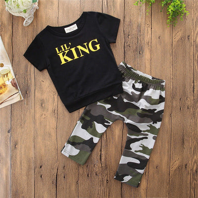 Conjunto Deportivo King: Buzo Manga Larga + Pantalón Camuflaje - Image 4