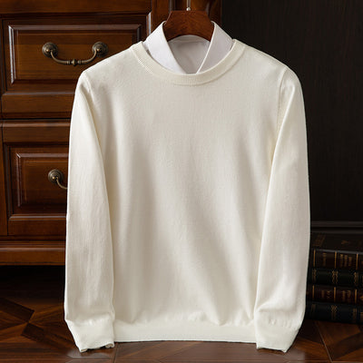 Suéter Holgado de Cuello Redondo para Hombre - Manga Larga Casual y Profesional - Image 7