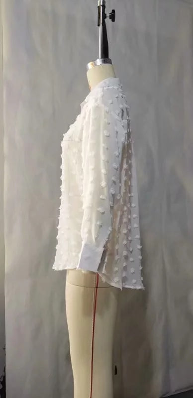 Camisa Holgada de Fleece Snow de Manga Larga - Image 4