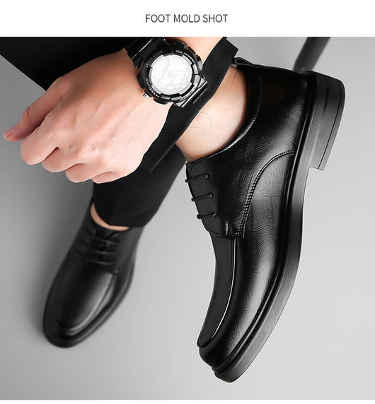 Zapatos de Cuero para Hombre Primavera - Diseño Moderno Antideslizante y Transpirable - Image 11