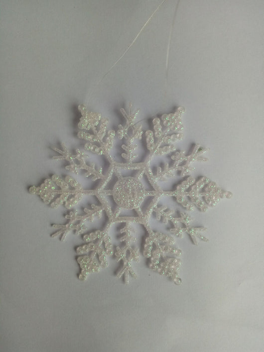 Copos de Nieve Acrílicos 10cm - Decoraciones Navideñas Premium para Árbol - Image 12