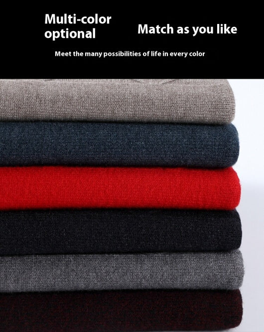 Suéter Casual para Hombre con Cuello Tipo Polo - Pullover de Punto - Image 13