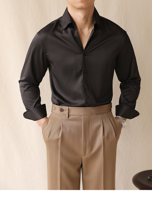 Camisa Manga Larga con Cuello Integrado - Image 20