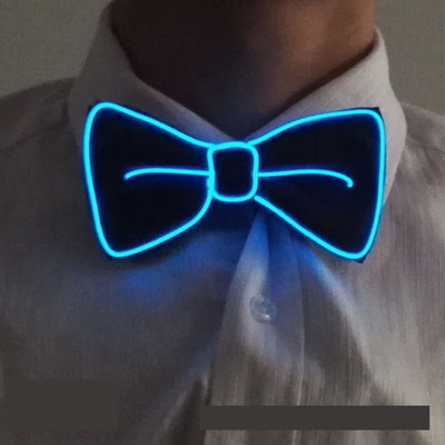 Corbata LED Luminosa Neon para Bodas y Fiestas