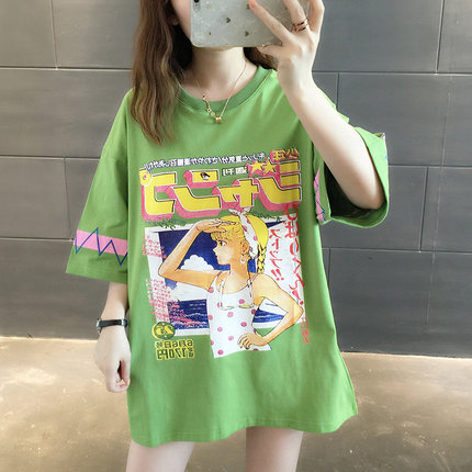Playera Suelta de Algodón para Mujer - Estilo Casual Trendy