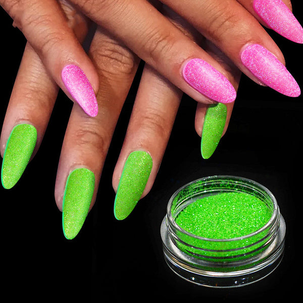 Polvo Neón Mágico para Uñas