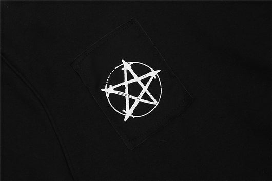 Sudadera Estampada Diablo con Capucha Cosida a Mano - Image 13