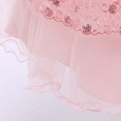 Falda Tutú de Malla con Encaje Perlas para Niñas - Image 7