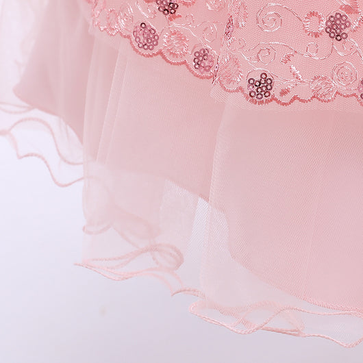Falda Tutú de Malla con Encaje Perlas para Niñas - Image 7