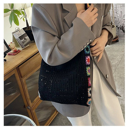 Bolsa Tejida de Gran Capacidad para Mujer - Image 10