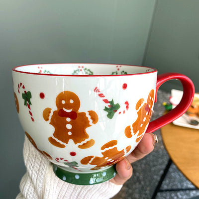 Taza Cerámica Grande Muñeco de Jengibre con Asa - Image 7