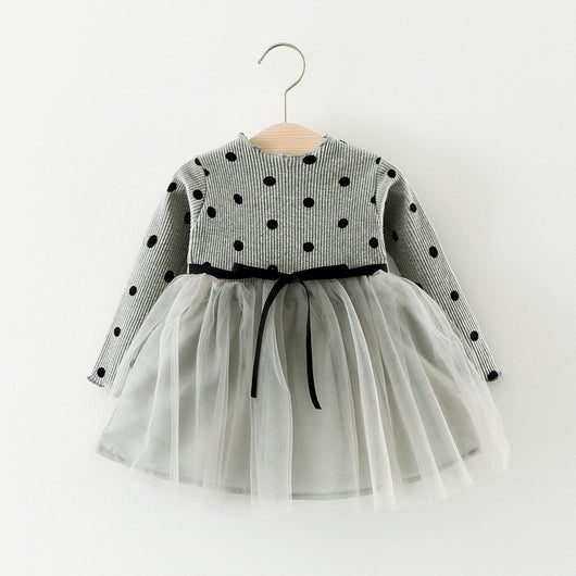 Vestido Largo de Algodón para Niña - Estilo Princesa Coreano con Mangas Largas - Image 7