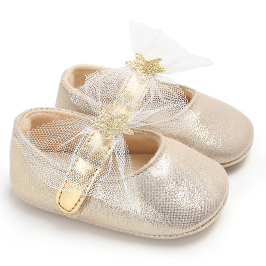 Zapatos de Princesa con Encaje Estrella - Zapatos Blandos para Bebé - Image 9