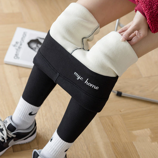 Pantalón Acolchado Talle Alto para Otoño e Invierno con Forro de Terciopelo - Image 15