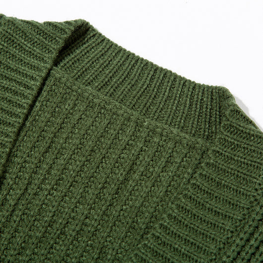 Cardigan Suelto Cuello V para Mujer - Otoño e Invierno - Image 20