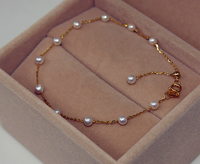 Pulsera Estrellada de Perlas de Agua - Image 4