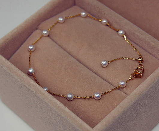 Pulsera Estrellada de Perlas de Agua - Image 4