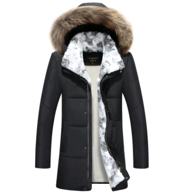 Abrigo Largo Acolchado para Hombre - Chaqueta de Invierno Estilo Coreano Talla Grande - Image 7
