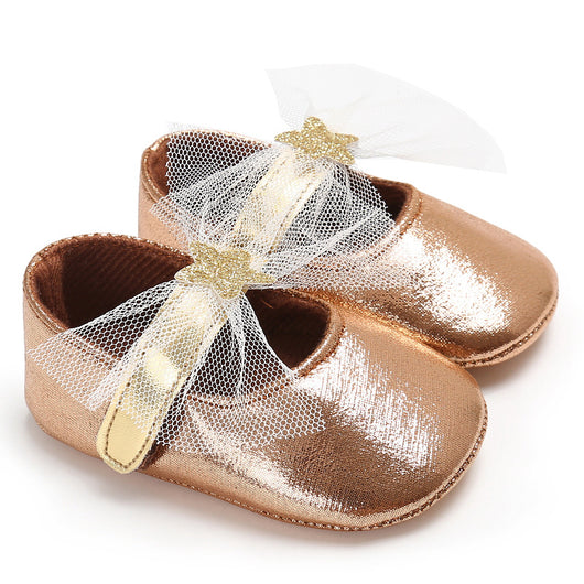 Zapatos de Princesa con Encaje Estrella - Zapatos Blandos para Bebé - Image 7