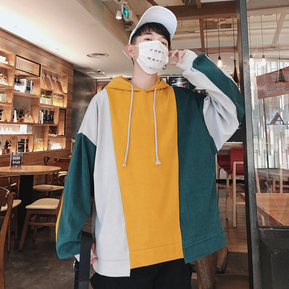 Suéter Oversized con Bloques de Color