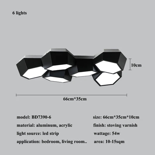 Lámpara de Techo LED para Dormitorio y Sala de Estar - Image 6