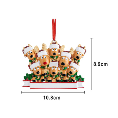 Adorno Navideño Familia de Renos Tiernos para el Hogar - Image 27