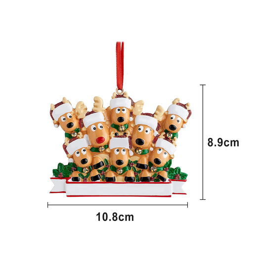 Adorno Navideño Familia de Renos Tiernos para el Hogar - Image 27
