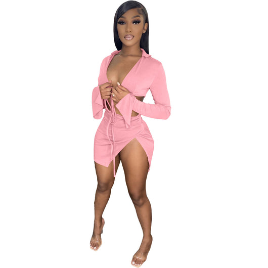 Traje de Baño Deportivo con Manga Larga y Cordones para Mujer - Image 4