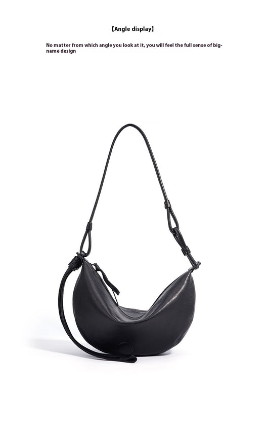 Bolso Bandolera Retro Media Luna en Cuero Oveja - Image 16