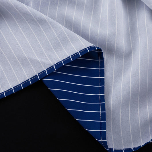 Conjunto Formal Pantalón y Camisa Polo a Rayas - Image 16