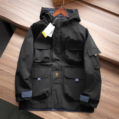 Chaqueta Táctica Casual con Capucha y Múltiples Bolsillos - Image 10