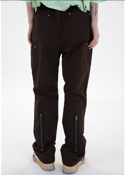 Pantalones Cargo Multibolsillo con Cierre - Overol Casual Versátil - Image 9