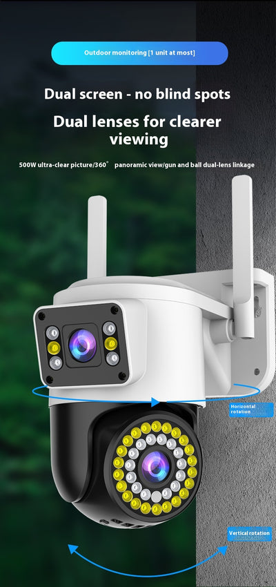 Binoculares de Vigilancia WiFi con Visión Nocturna y Pantalla Dual - Image 8