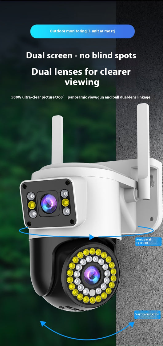 Binoculares de Vigilancia WiFi con Visión Nocturna y Pantalla Dual - Image 8