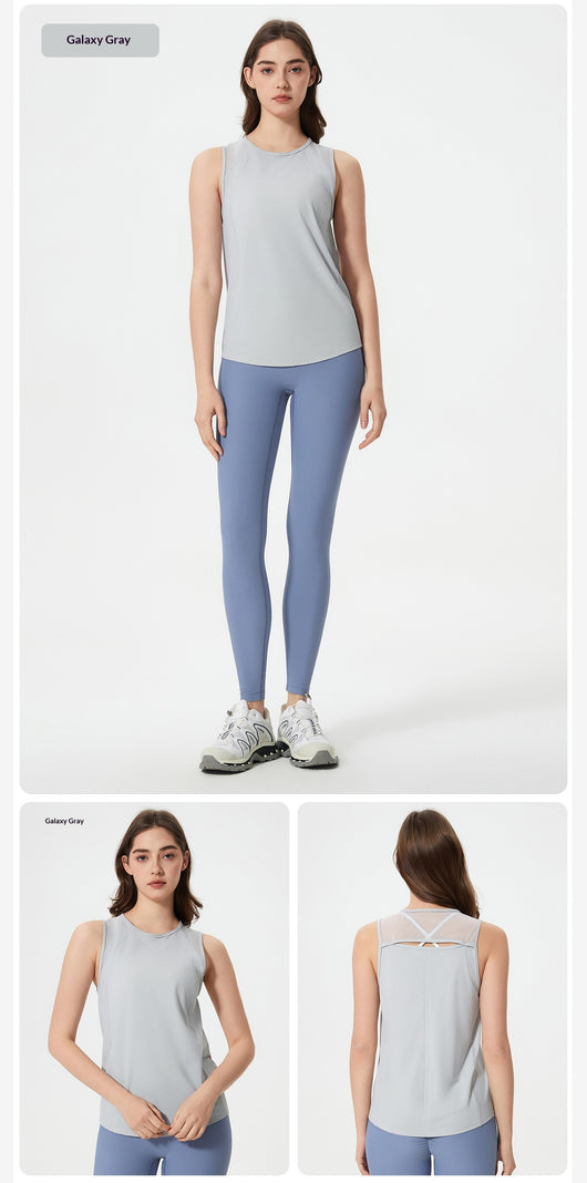 Musculosa Deportiva Transpirable con Diseño Calado - Image 24