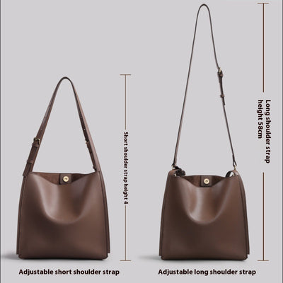 Bolso Ejecutivo de Cuero Genuino para Mujer - Gran Capacidad - Image 3
