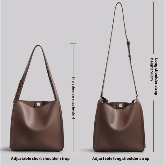 Bolso Ejecutivo de Cuero Genuino para Mujer - Gran Capacidad - Image 3