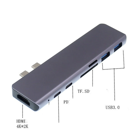 Adaptador USB-C 7 en 1 con HDMI 4K para Laptop - Image 10