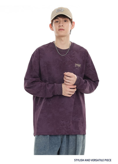 Playera Oversized Manga Larga Tie-Dye Retro Estilo Vintage - Image 16